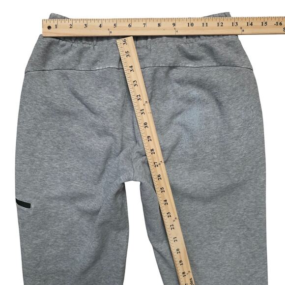 Puma Fleece Joggers Men’s Small Gray Sweatpants Zip Pocket Athletic Pants - Picture 7 of 7
